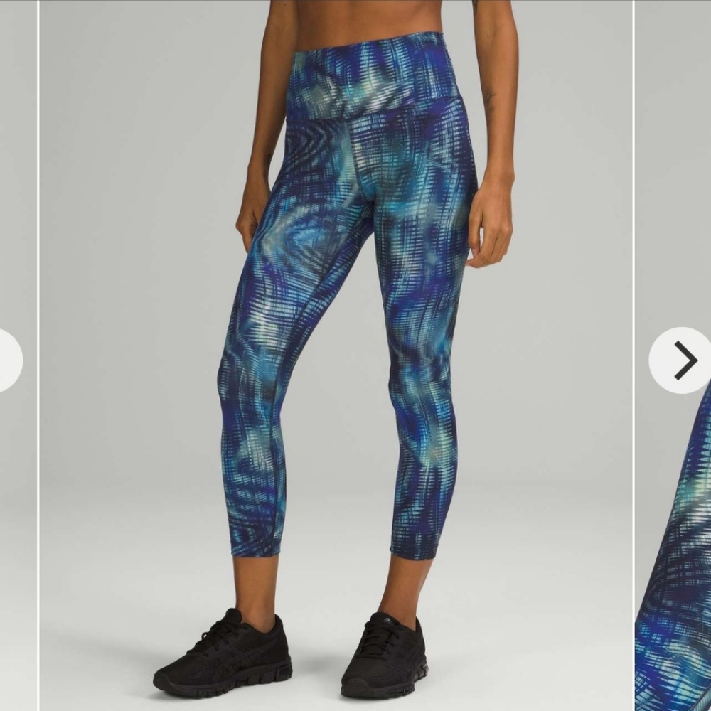 Lululemon Patterned Wunder Train Leggings